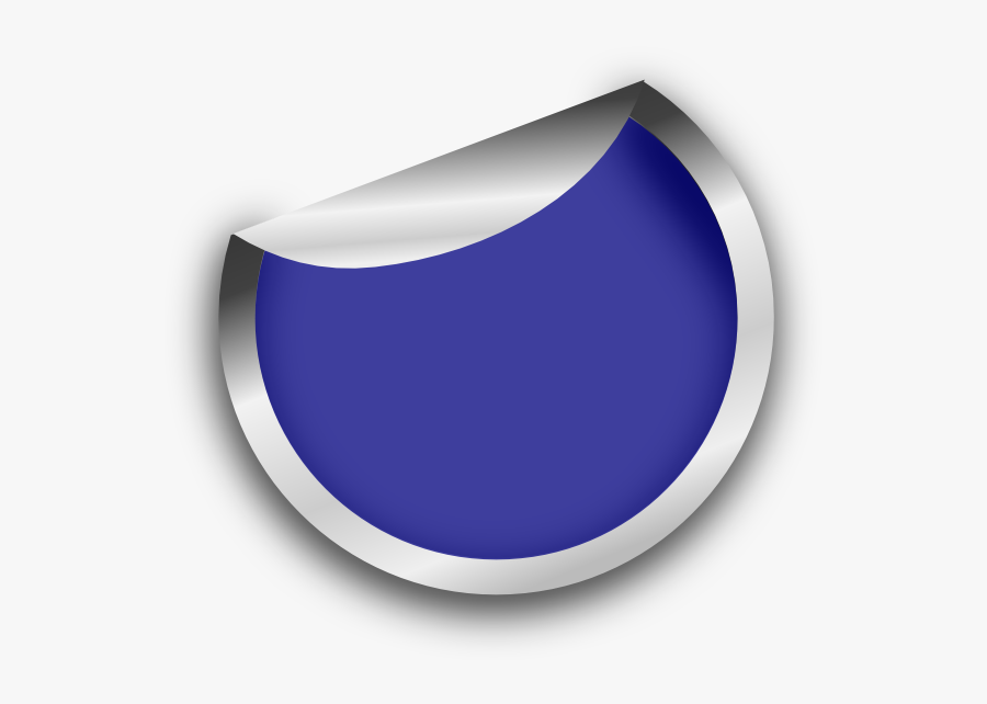 Silver Demo Badge Svg Clip Arts - Crescent, Transparent Clipart