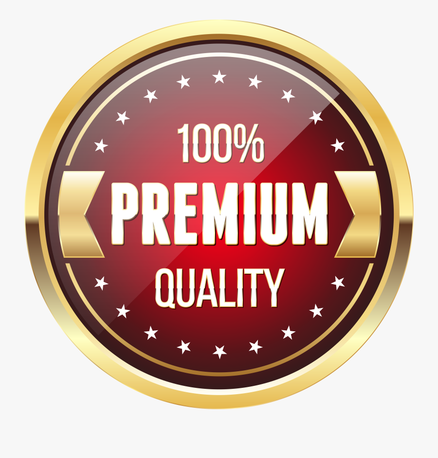Premium Quality Badge - Circle, Transparent Clipart