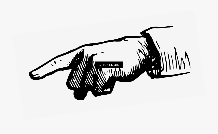 Pointing Finger Left - Prophet Muhammad About Water, Transparent Clipart