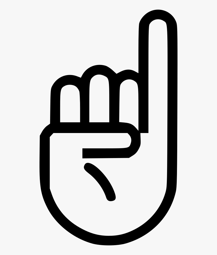 Pointing Clipart Finger Sign - Four Fingers Icon Png Free, Transparent Clipart