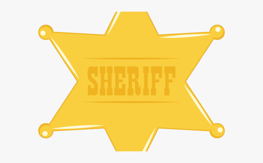 Cowgirl Clipart Sheriff Badge, Transparent Clipart
