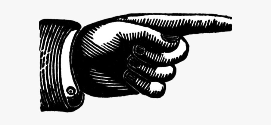 Finger Pointing Clipart - Pointing Finger No Background, Transparent Clipart