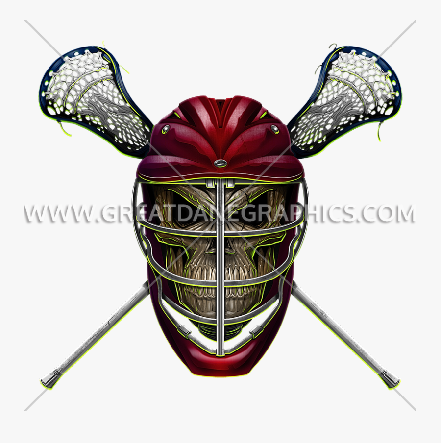 Lacrosse Clipart Mask - Lacrosse Skull, Transparent Clipart