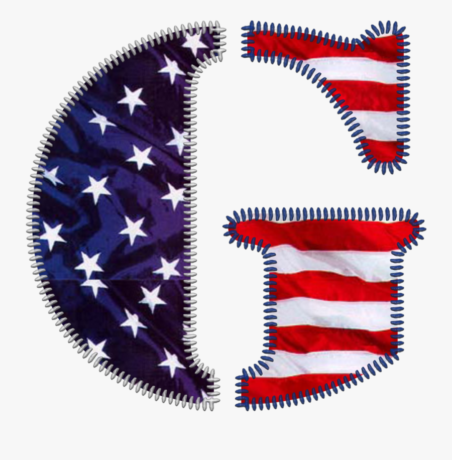 Patriotic Clipart Popsicle - Red White And Blue Letter M, Transparent Clipart
