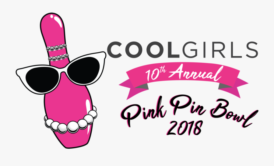 Cool Girls Pink Pin Bowl - Cool Girl Png Logo, Transparent Clipart