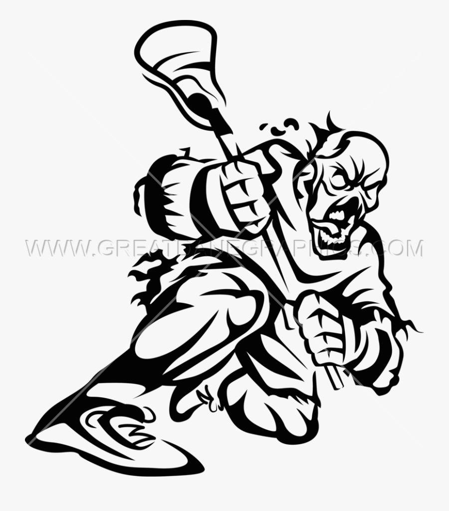 Zombie Lacrosse, Transparent Clipart