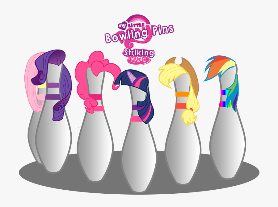 My Little Pony Bowling Pins, Transparent Clipart