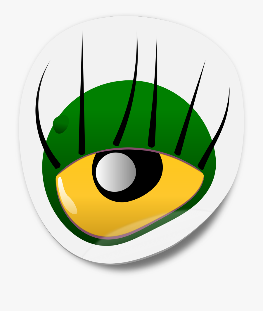 Monster Eye Sticker 1 - Eyes Of Monsters Inc, Transparent Clipart