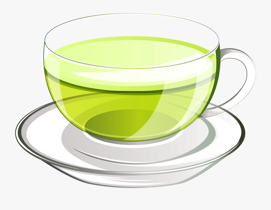 Cup Of Green Tea Png Vector Clipart Picture - Green Tea Vector Png, Transparent Clipart