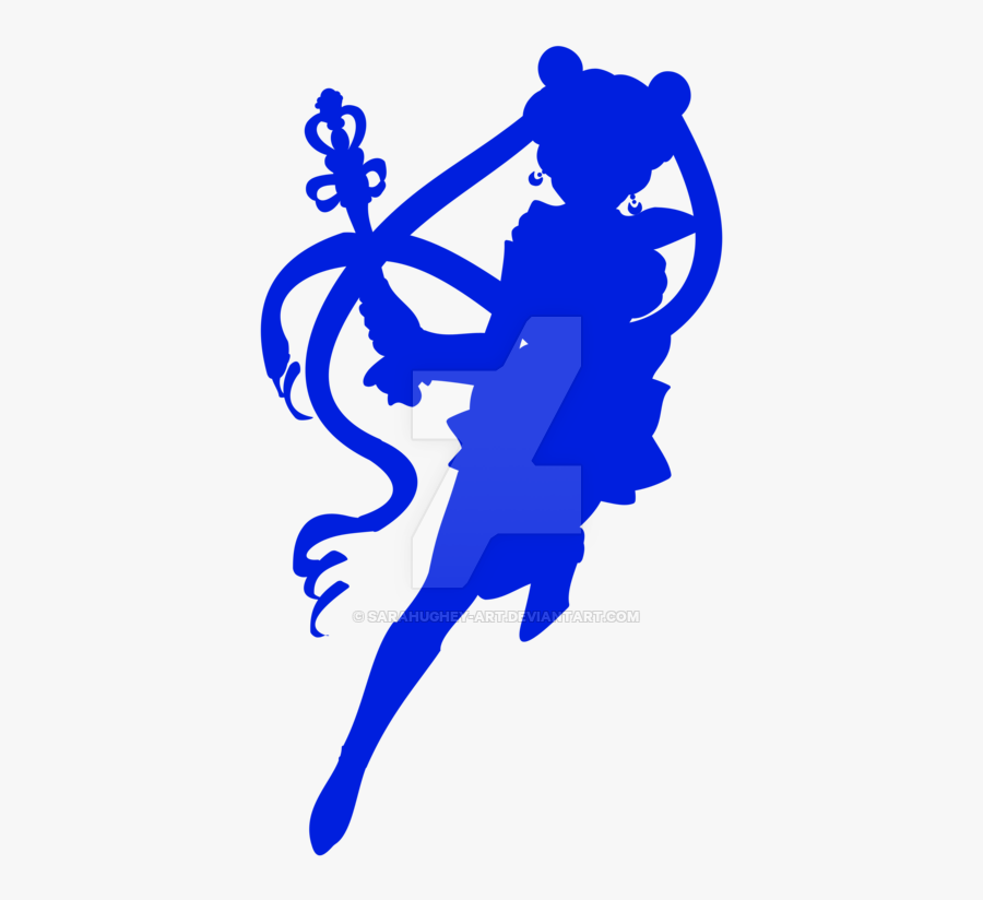Sailor Clipart Silhouette Collection - Sailor Moon Silhouette Star, Transparent Clipart