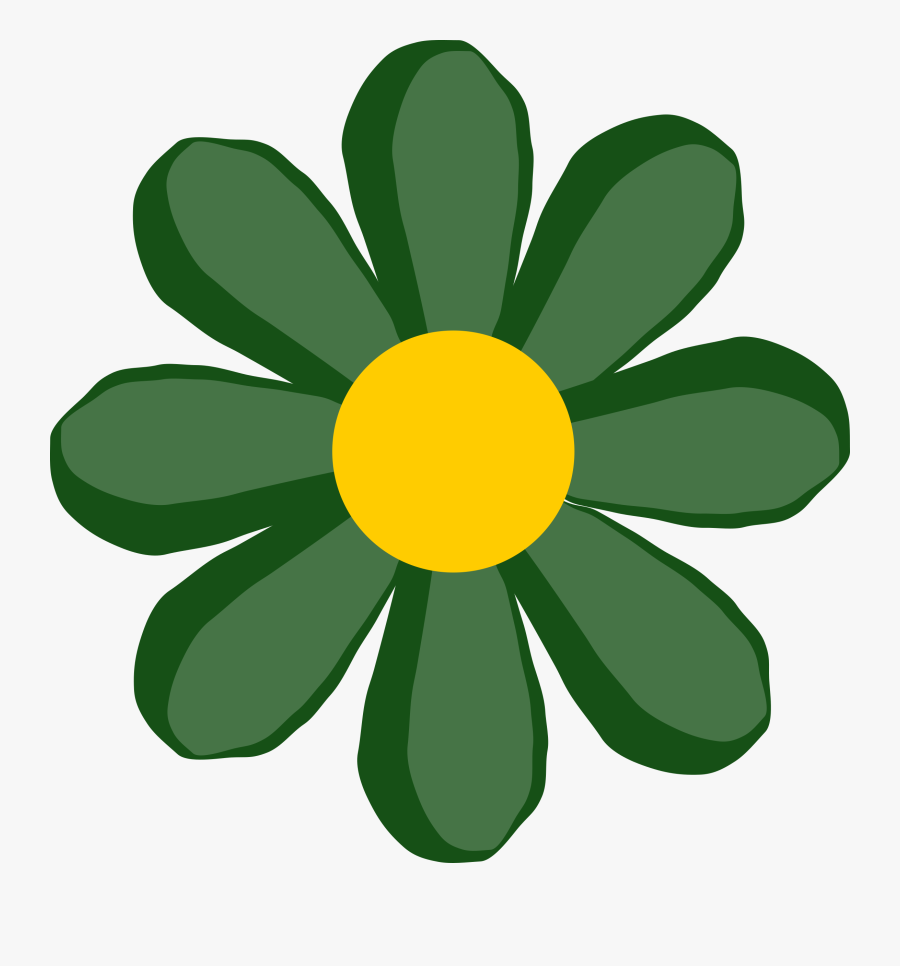 Thumb Image - Simple Flower Clip Art, Transparent Clipart