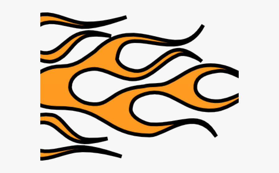 Transparent Basic Training Clipart - Hot Rod Flames Drawing, Transparent Clipart