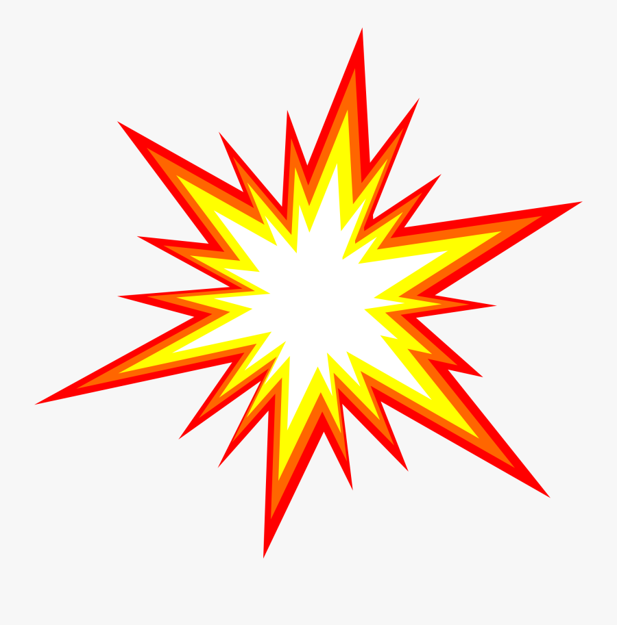 Clipart Explosion Vector - Transparent Background Explosion Clipart, Transparent Clipart