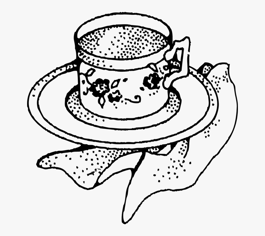 Cup And Saucer Cup Of Coffee Coffee Cup Teacup - Tea Cup Clip Art, Transparent Clipart