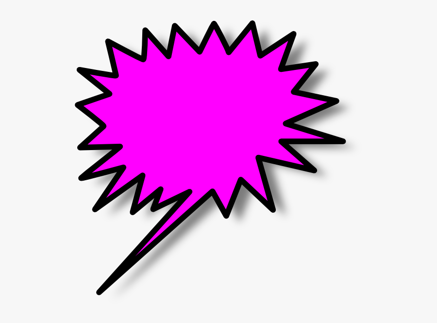 Explosion Clip Art Png - Blank Pow Png, Transparent Clipart