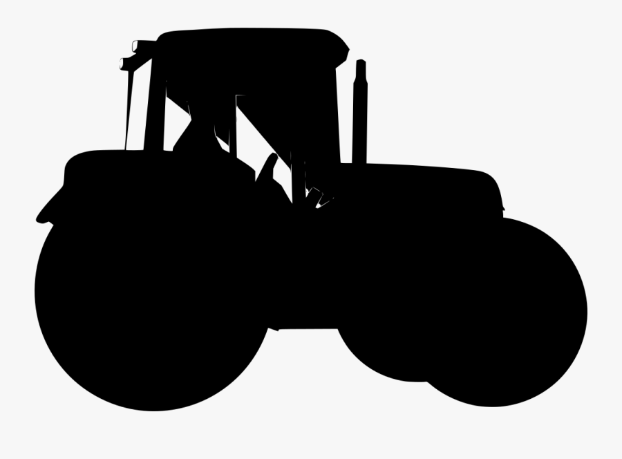 Transparent Tractor Silhouette Png - Tractor Clip Art, Transparent Clipart