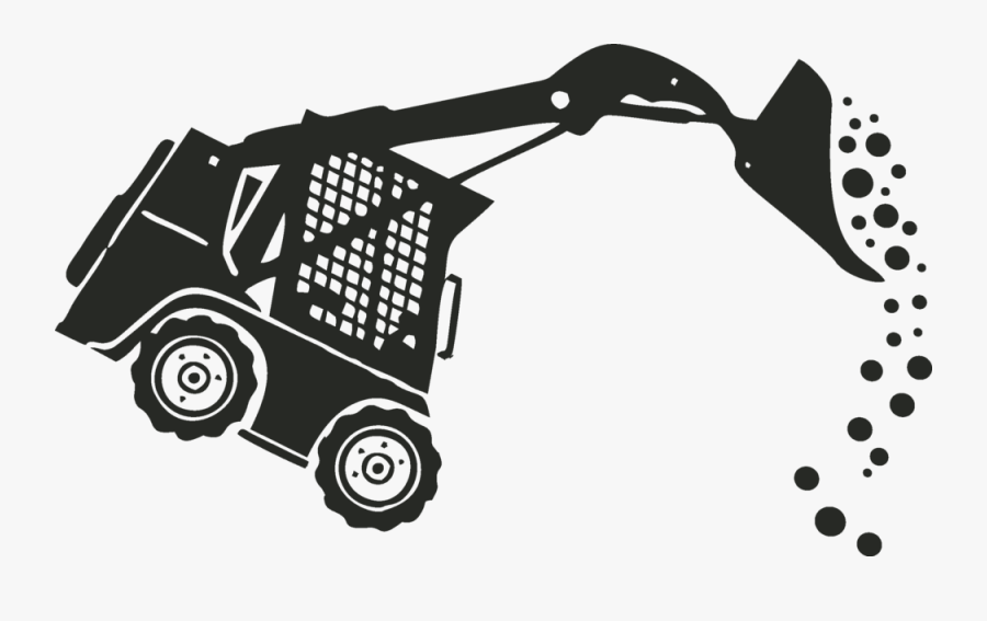 Black Sheep Skidblacksheepskid - Skid Steer Clipart Black And White, Transparent Clipart