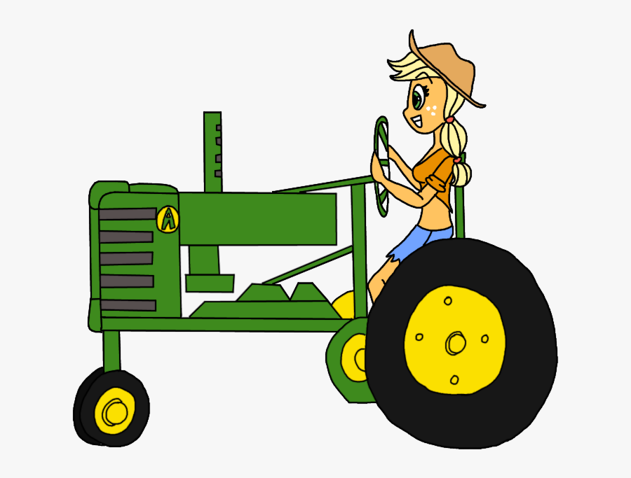 Cartoon John Deere Tractor Free Download Clip Art Free - Cartoon John Deere Tractor, Transparent Clipart