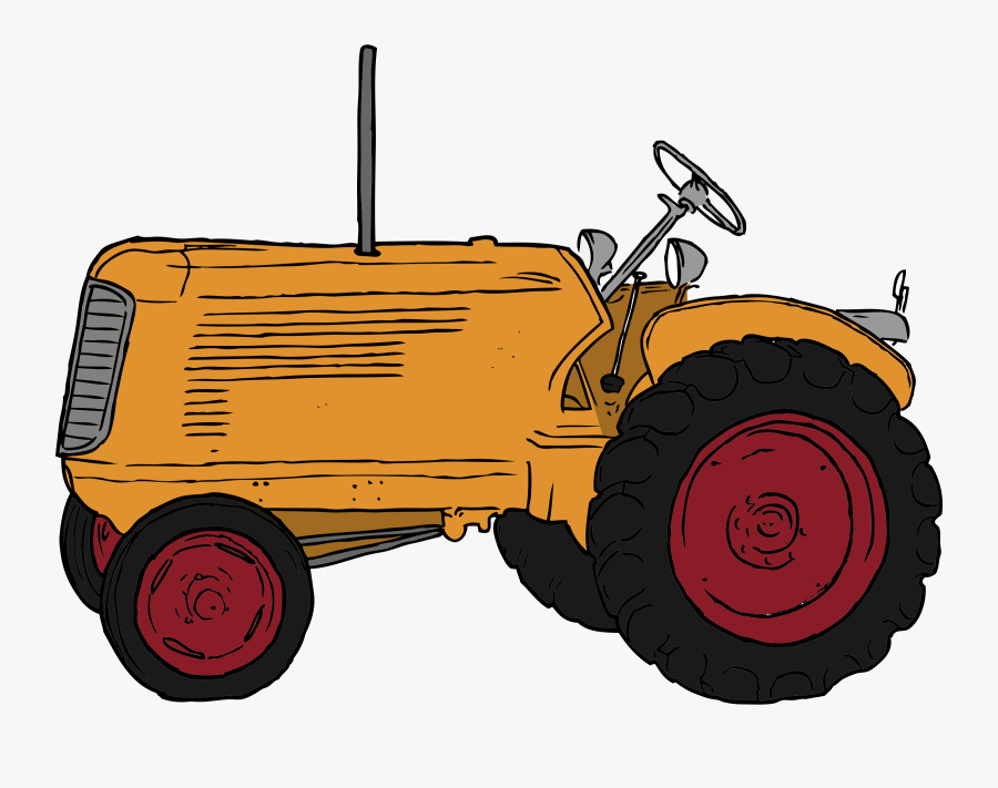 Tractor Clip Art, Transparent Clipart
