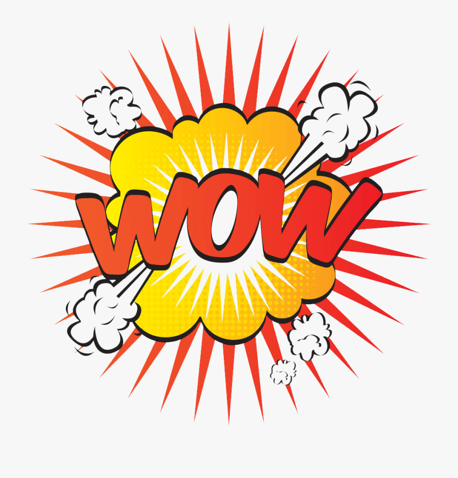 Sticker Art Photography Pop English Explosion Wow - Comic Wow Png, Transparent Clipart