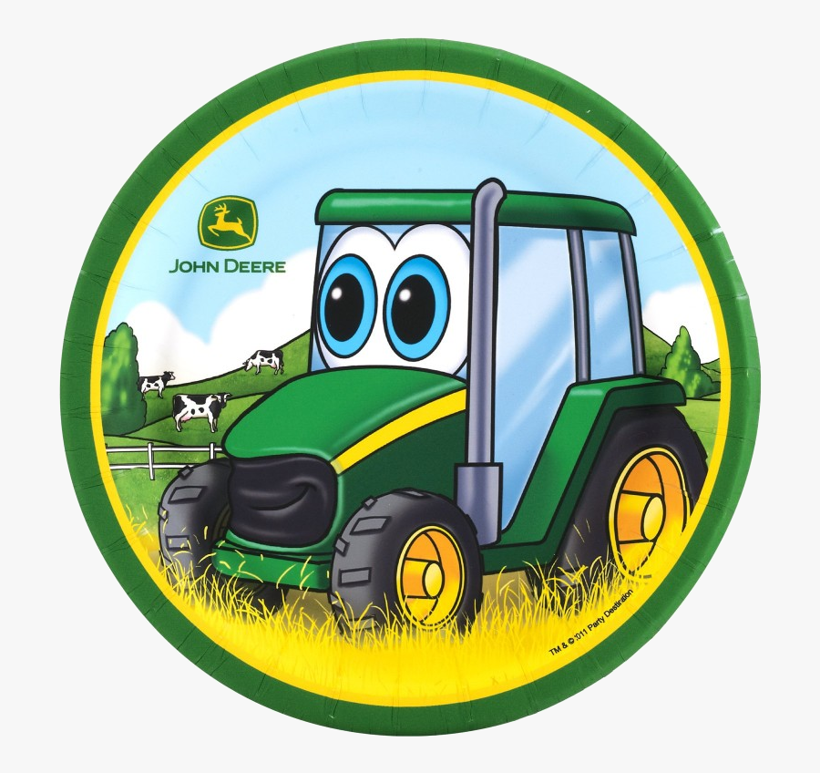 John Deere Tractor Cartoon Free Clip Art Transparent - Johnny The John Deere Tractor, Transparent Clipart