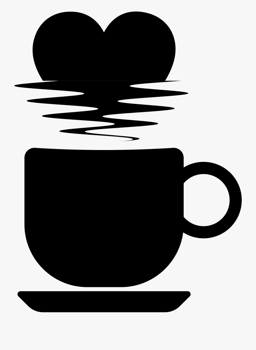 Clipart - Coffee Cup Cafe Logo, Transparent Clipart