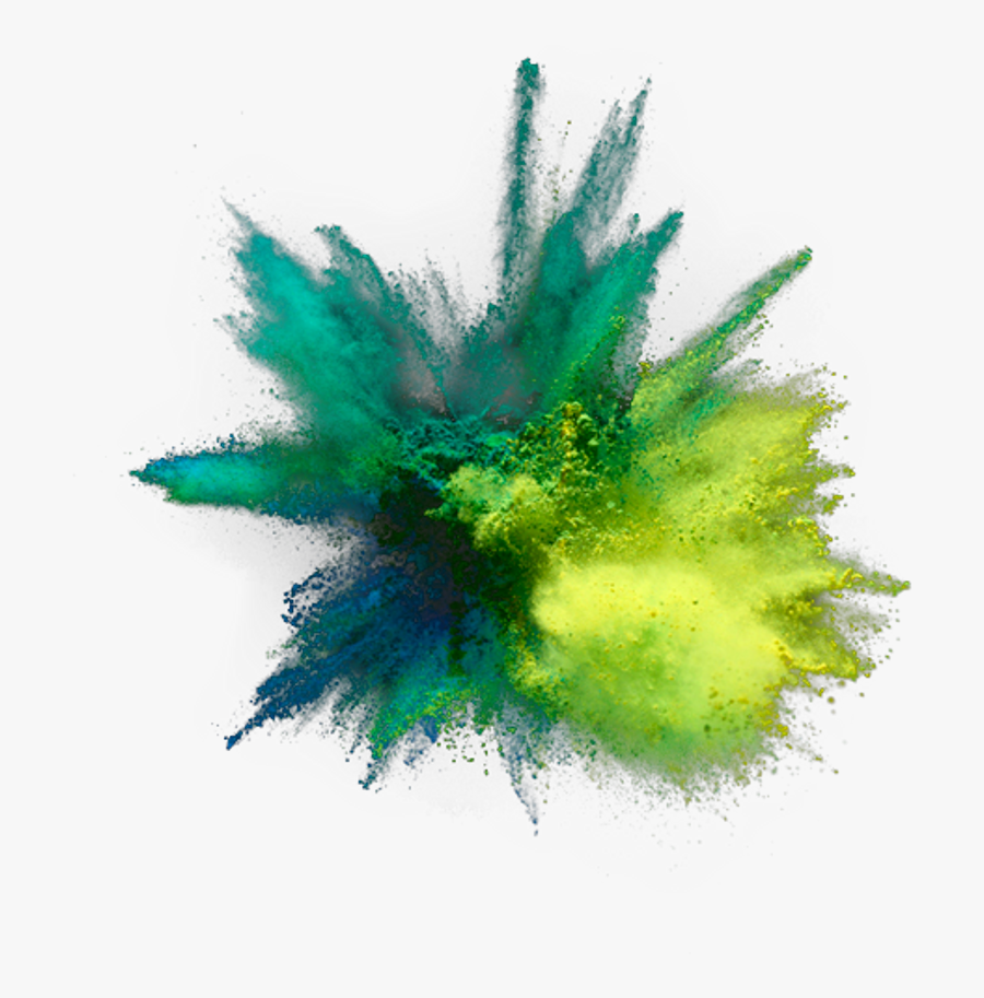 1024 X 1024 - Green Powder Explosion Png, Transparent Clipart
