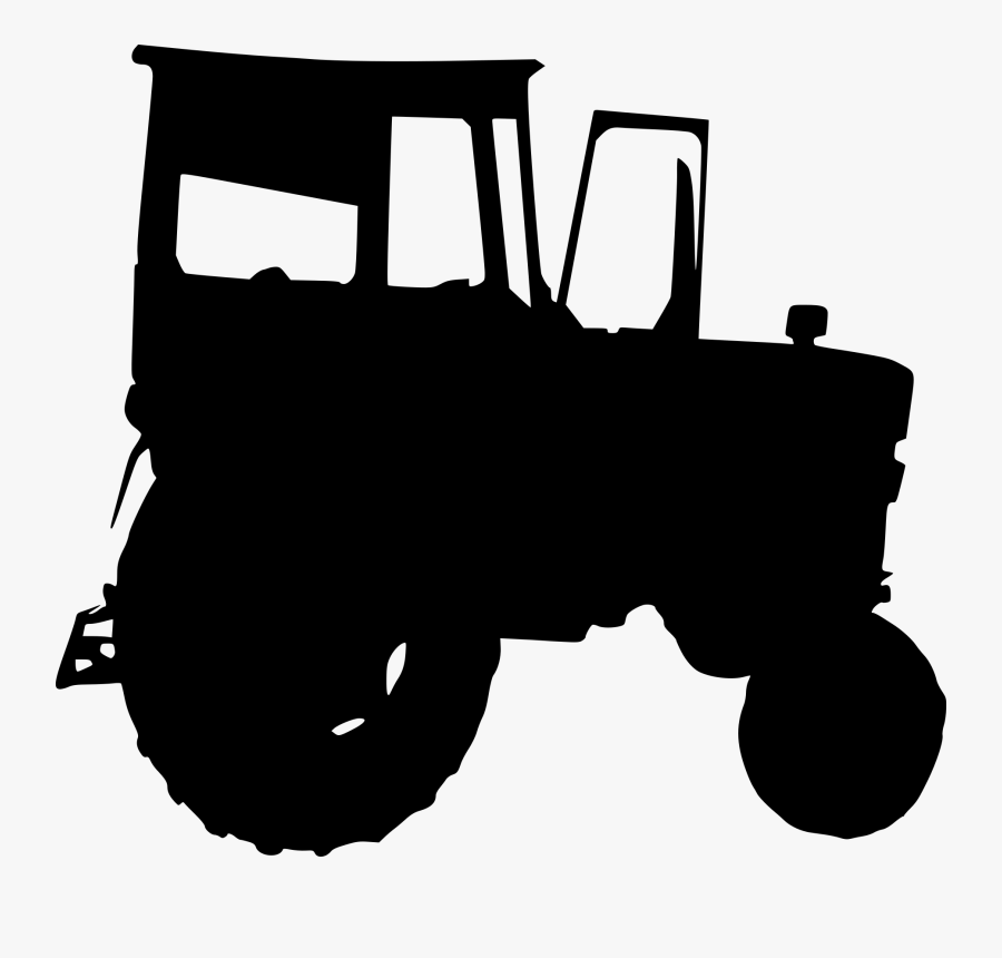 Tractor-silhouette - Tractor Logo Transparent Png, Transparent Clipart