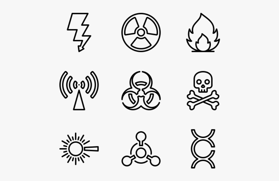 Danger Sign - Flat Cursor Png, Transparent Clipart