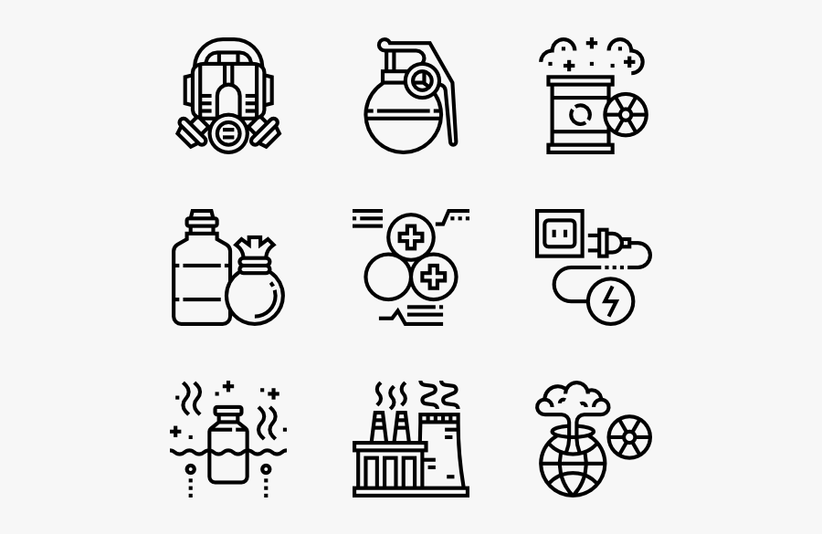 Nuclear - Education Icon Vector, Transparent Clipart