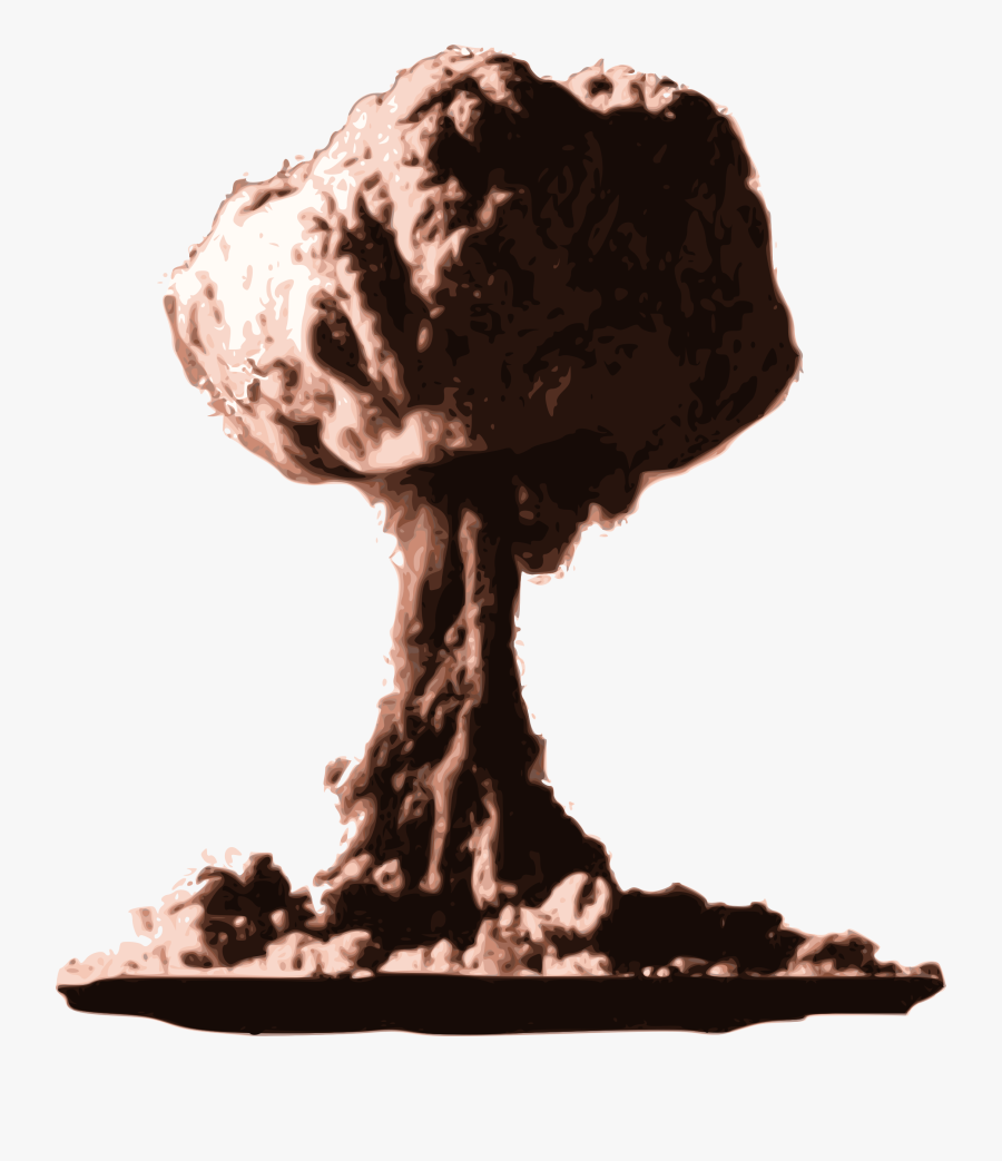 Tree,mushroom Cloud,explosion - Mushroom Cloud Transparent Background, Transparent Clipart