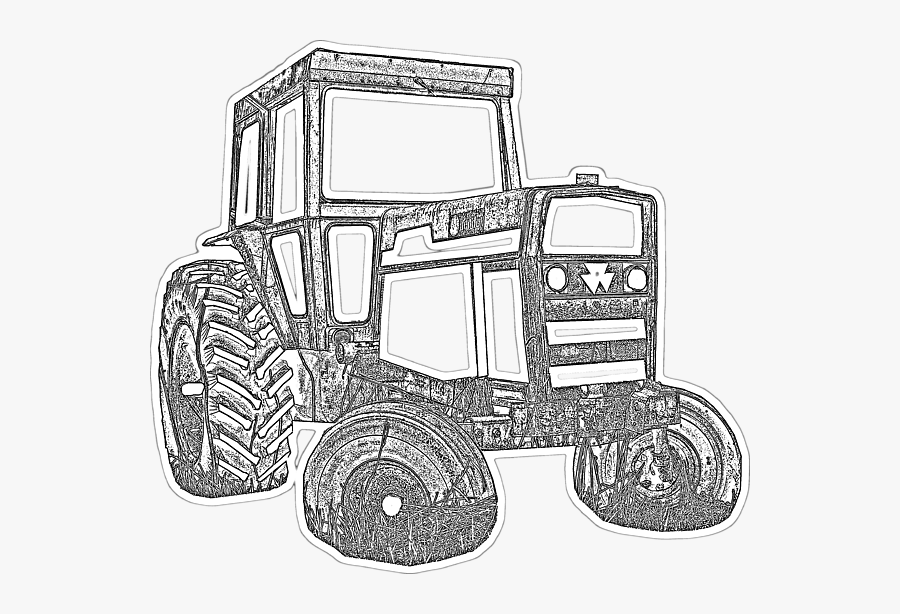 Tractor, Transparent Clipart