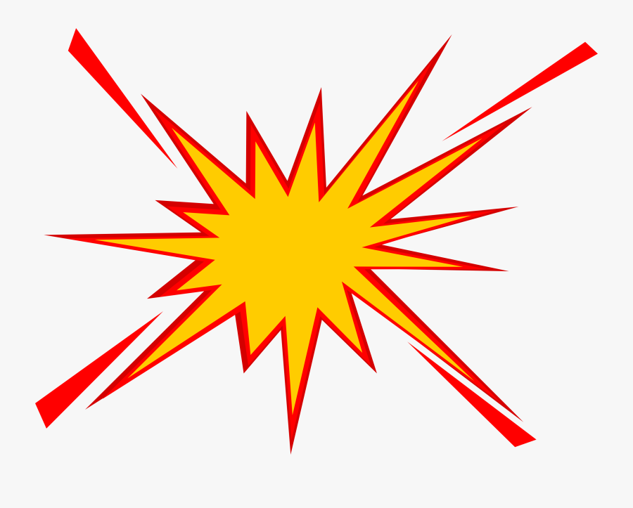Cartoon Explosion Png - Explosion Comic Book Png, Transparent Clipart