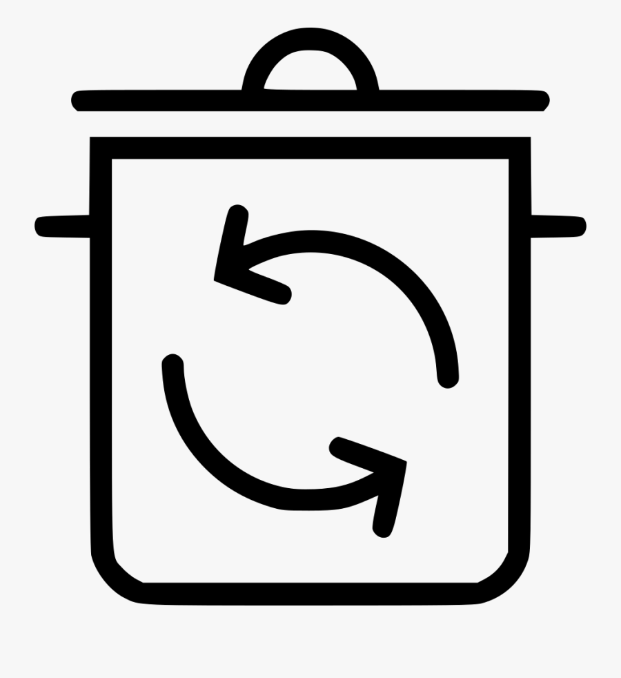Trash Can Recycle, Transparent Clipart