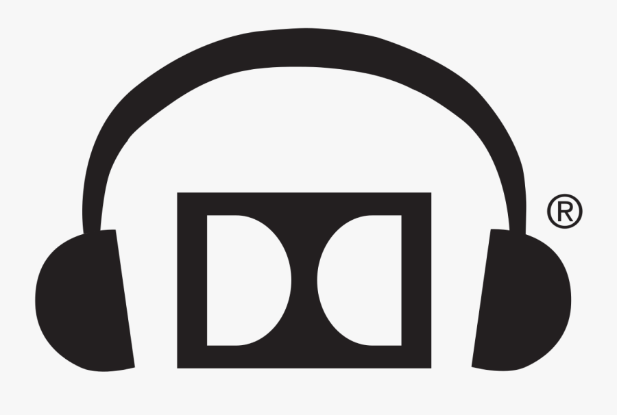 Audio - Dolby Headphone Logo, Transparent Clipart