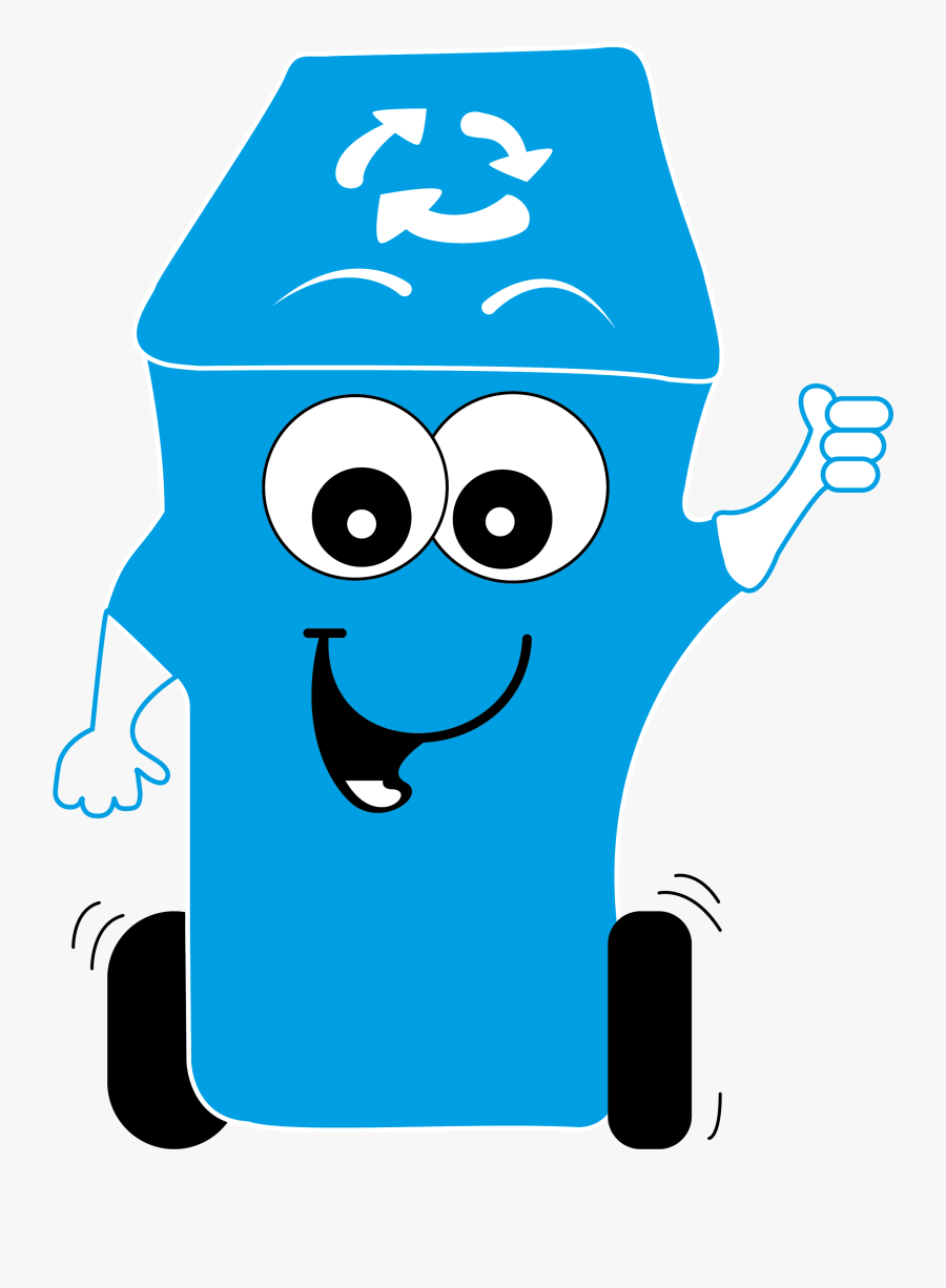 Newsletter Clipart Paper Waste - Esperance Blue Bin, Transparent Clipart