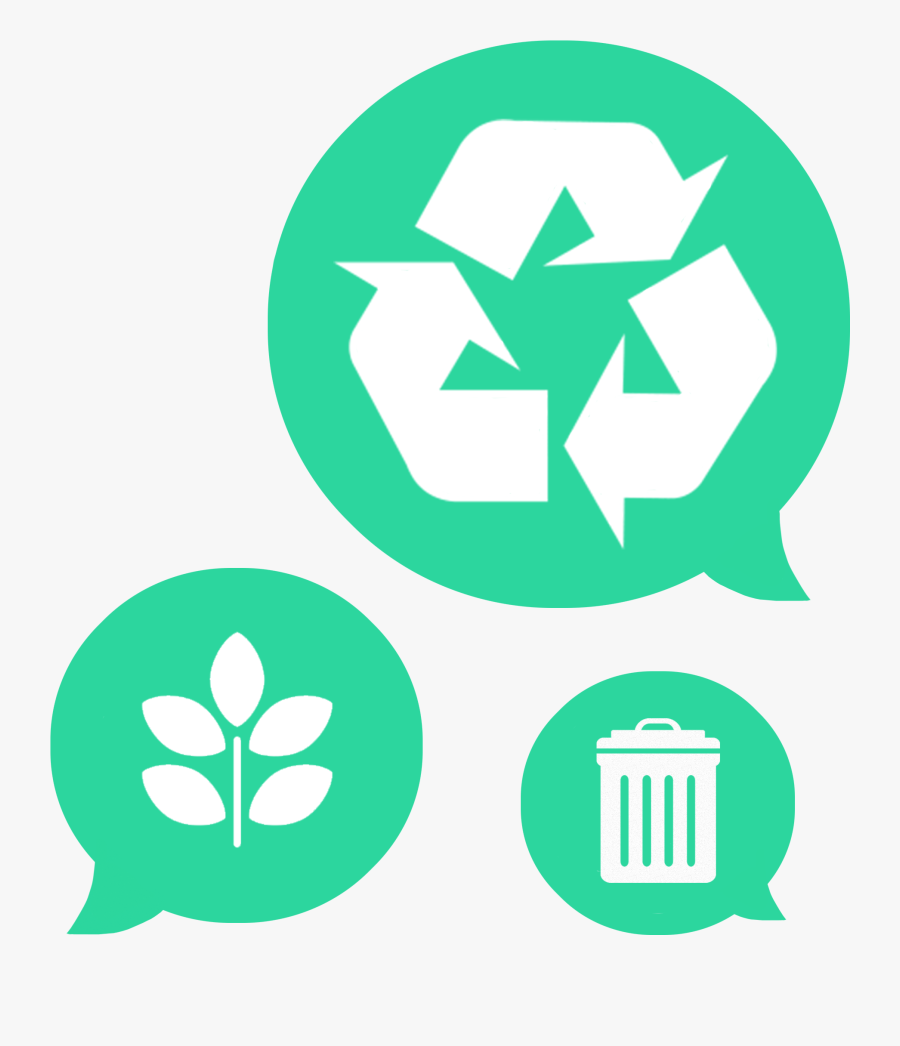 Public Interest Projects, Trash Talk - Bottles And Cans Recycling Signs, Transparent Clipart