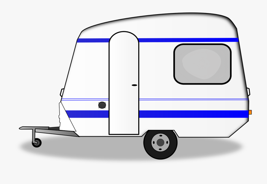 Travel Trailer, Transparent Clipart