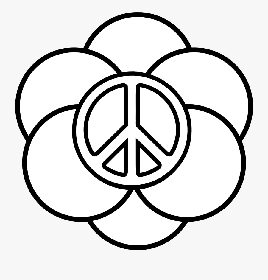 Clip Art Free Printable Download Clip - Draw A Peace Sign, Transparent Clipart