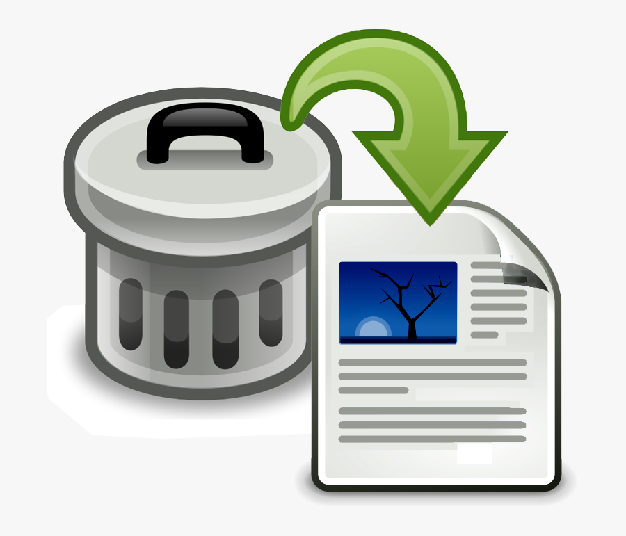File - Rescuedfromtrashcan - Trash Can Clip Art, Transparent Clipart