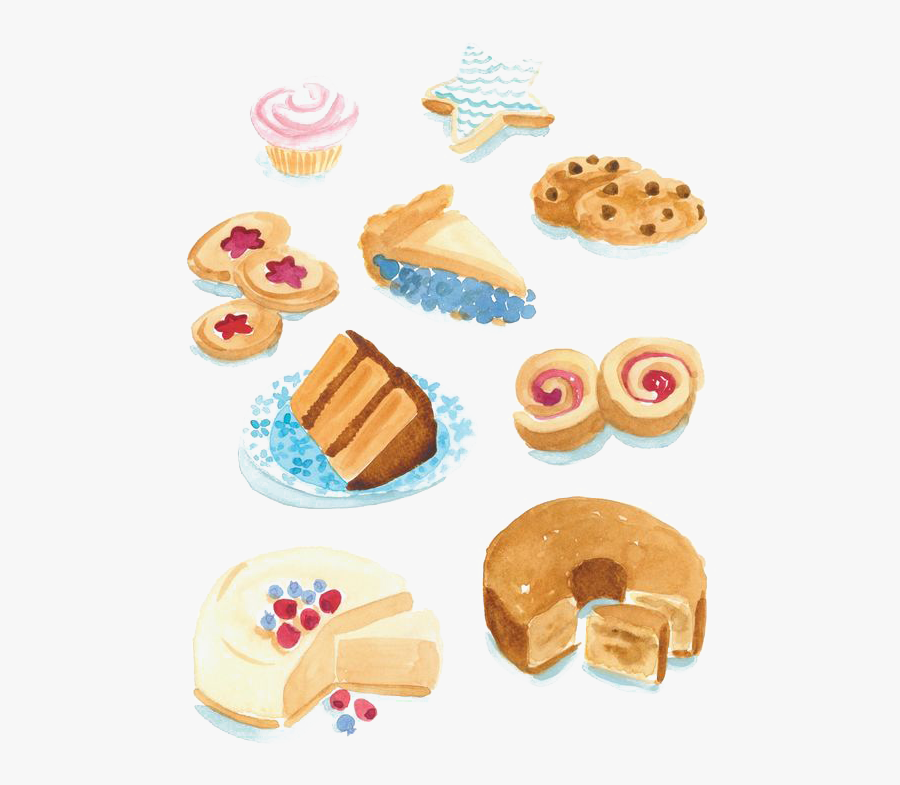 Doughnut Petit Four Drawing - Caitlin Mcgauley, Transparent Clipart