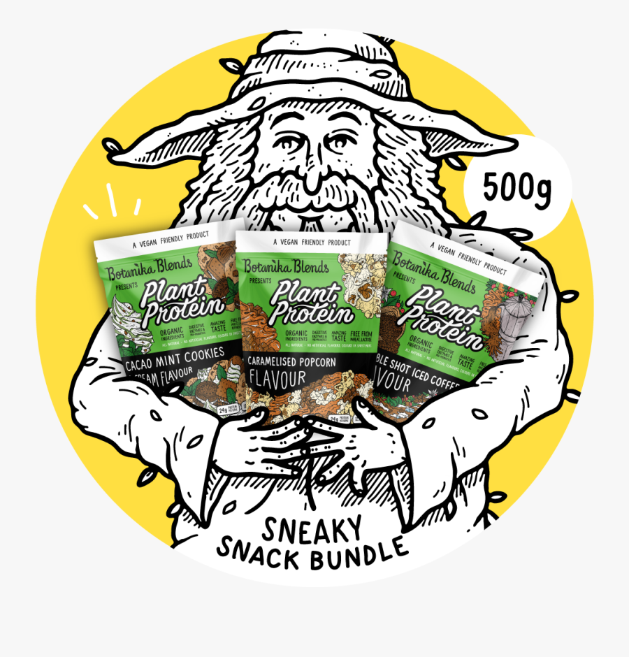 The Sneaky Snack Bundle - Illustration, Transparent Clipart