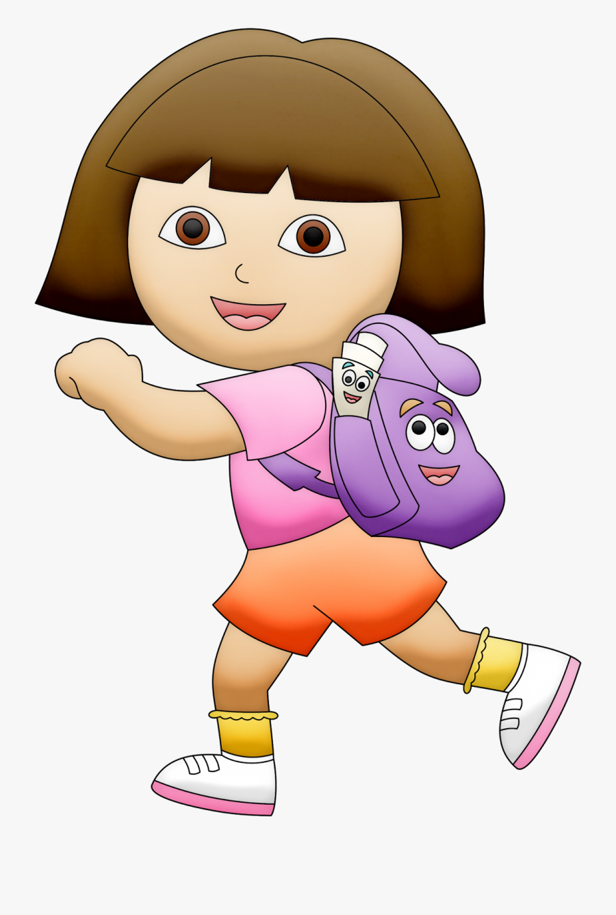 Transparent Dora The Explorer Png - Clipart Dora La Exploradora, Transparent Clipart