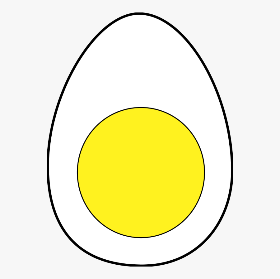 Yolk Png Black And - Yolk Outline, Transparent Clipart
