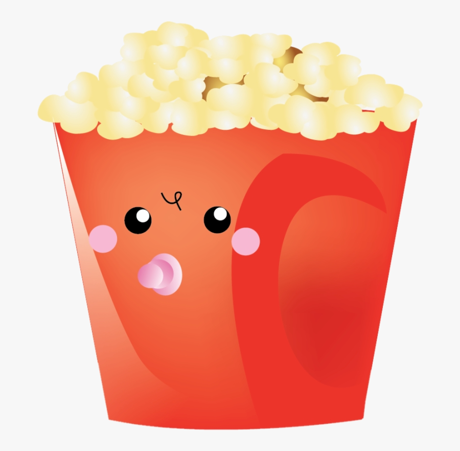 Popcorn Carnival Clip Art Clipart Cute Transparent - Png Cute Popcorn, Transparent Clipart