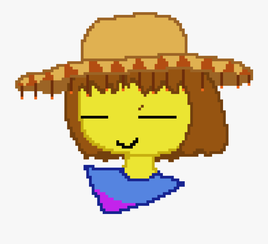 Sombrero Pixel Art, Transparent Clipart