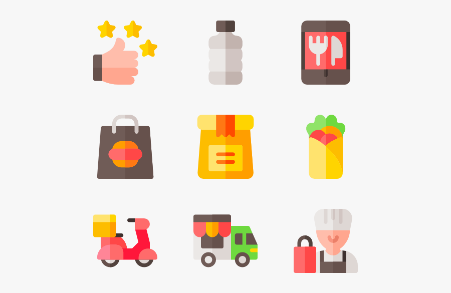 Take Away - Light Snack Icon Png, Transparent Clipart