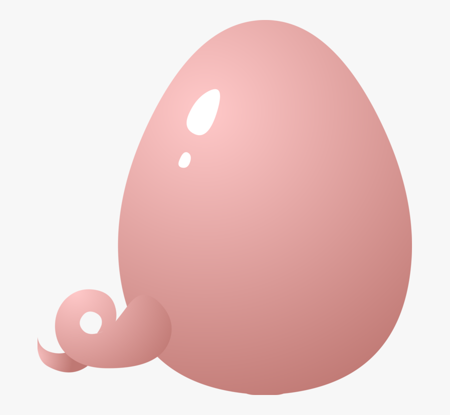Piggy Egg Svg Clip Arts - Pig Tail Clipart, Transparent Clipart