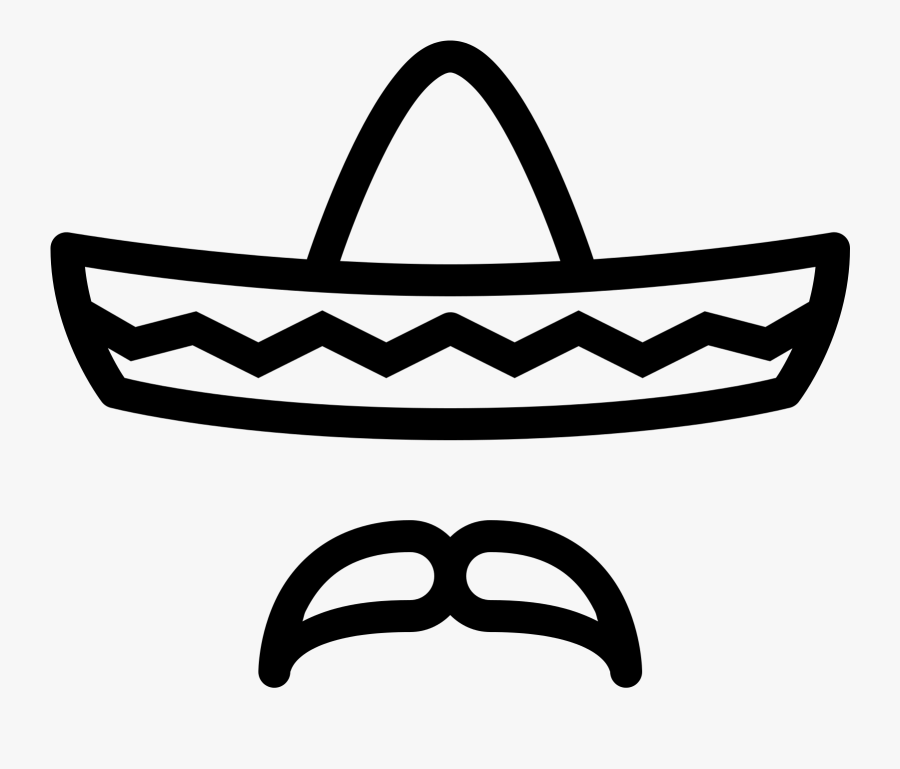 Sombrero Icon, Transparent Clipart