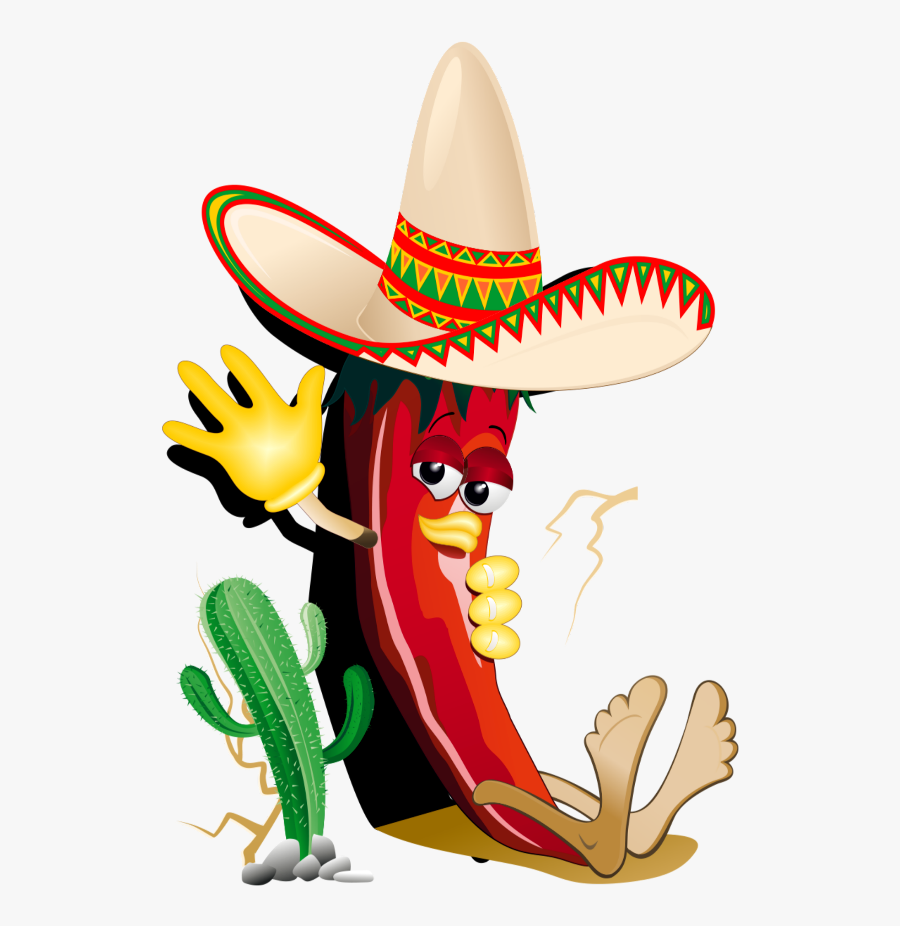 Mq Chili Sombrero Cactus Plant Dibujos Animados Del Aji Free Transparent Clipart Clipartkey